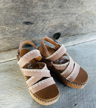 Very G Bethany Wedge Taupe