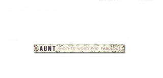 Aunt Another Word For Fabulous Skinny Sign