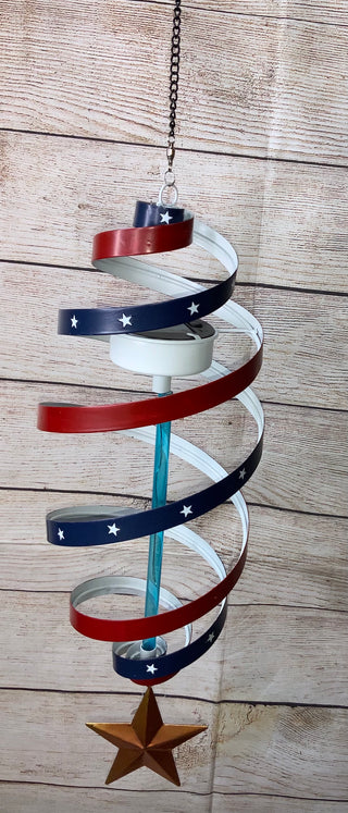 Solar Americana Hanging Spinner, Large