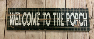 Welcome to the Patio Sign