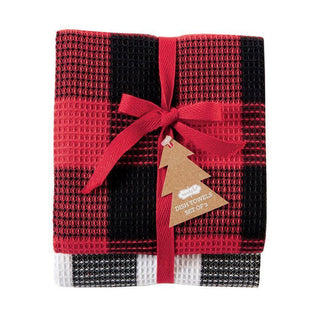 Mudpie Buffalo Check Dish Towel Set