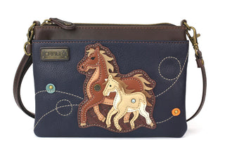 Chala 826 Mini Crossbody Horse Family