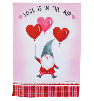 Love Gnome Garden Flag