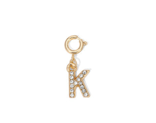 My Fun Colors Rhinestone Initial Gold K
