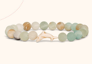 Fahlo Dolphin Bracelet Sky Stone