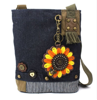 Chala 903 Patch Crossbody Flamingo Denim