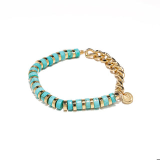 Soul Stacks Chain Reaction Bracelet Turquoise
