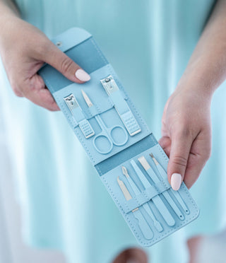 Lemon Lavender File it Away Nail Care Kit Blue