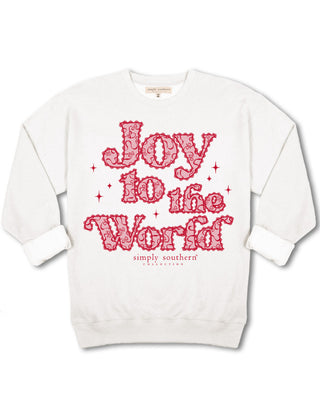 Simply Southern Crewneck Joy Snow