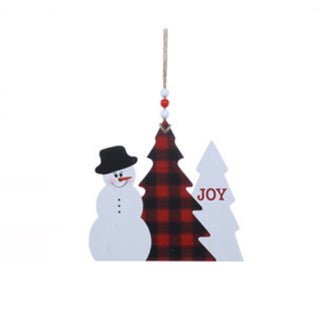 Buffalo Plaid Winter Wall Hanging