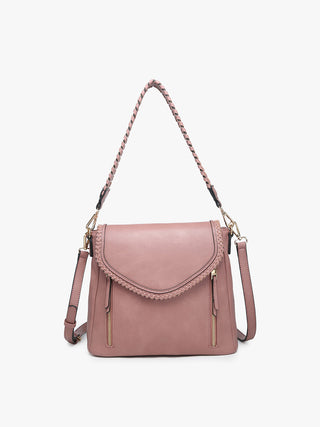 Jen & Co Lorelei Crossbody Dark Rose M2167