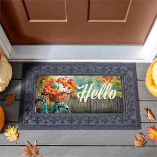Hello Fall Pumpkins & Leaves Switch Mat