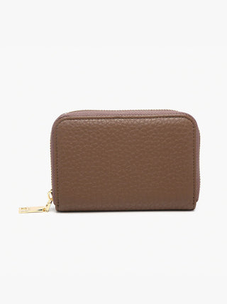 Jen & Co Alessia Zip Around Wallet Chocolate WL2593