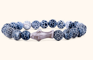 Fahlo Voyage Shark Bracelet Deep Blue