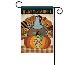 Thanksgiving Turkey Garden Flag