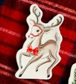 Mudpie Tidbit Dish Reindeer