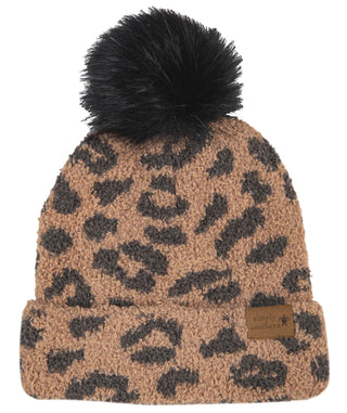 Simply Southern Soft & Fuzzy Beanie Leo Brown