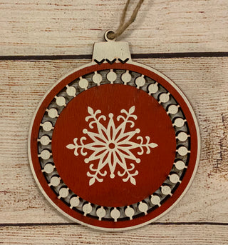 Paulownia Wood Disc Ornament