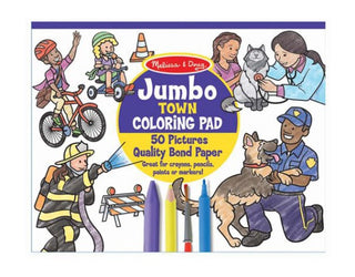 Melissa & Doug Jumbo Coloring Pad Town