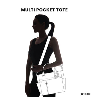 Chala 930 Multi Pocket Tote Dark Gray