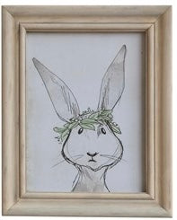 Wood Frame Wall Art w/ Animal