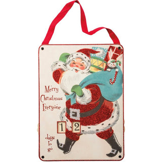 Large Christmas Countdown Wheel