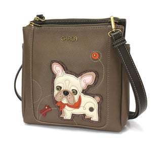 Chala Merry Messenger French Bulldog Brown 854