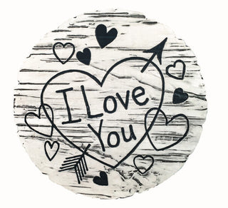 Spoontiques I Love You Garden Stone