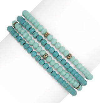 My Fun Colors Spiritual Gemstone Bracelet Turquoise Howlite
