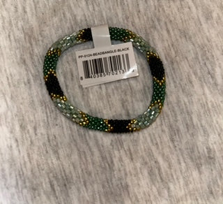 Simply Southern Bead Bangle Black Style 2