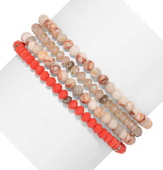 My Fun Colors Spiritual Gemstone Bracelet Red Network