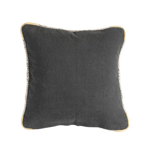 Square Cotton Print Pillow, 18”
