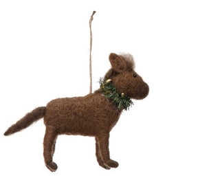 Wool Farm Animal Ornament