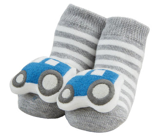Mudpie Cow Farm Rattle Toe Socks