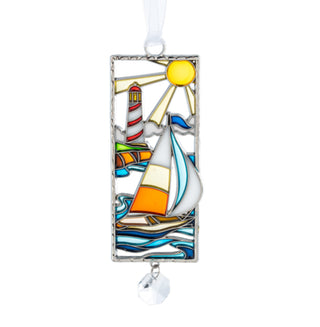 Painted Sailboat Ornament