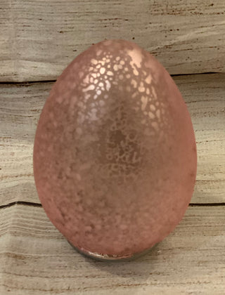 Lighted Glass Egg
