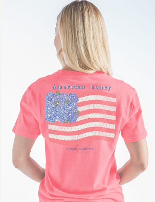 Simply Southern Short Sleeve Tee American Honey Candy