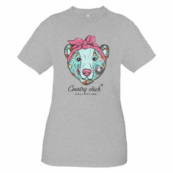 SS Country Chick Bear Tee