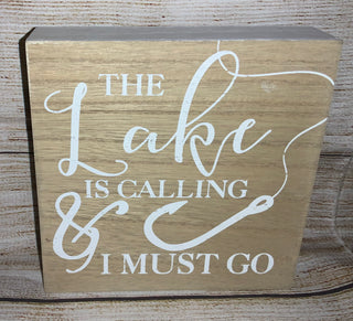 Lake Box Sign