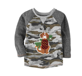Mudpie Dog and Tree Tee 12-18 Months