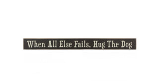 Dog Wood Block Sign