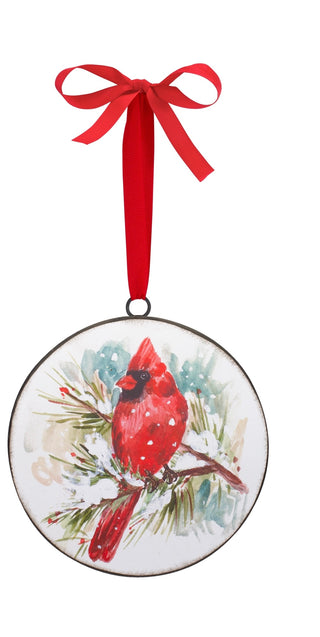 Cardinal & Pine Ornament