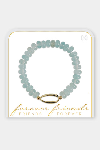 Coco+Carmen Forever Friends Stretch Bracelet Teal