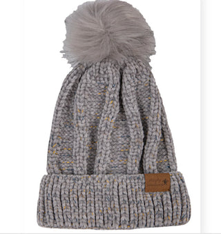 Simply Southern Chenille Beanie Gray