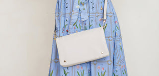 Jen & Co Phiona Studded Crossbody Off White M2672
