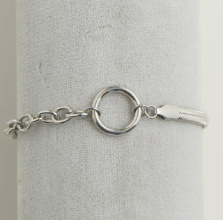 Howard's Narelle Waterproof Cable & Snake Chain Bracelet Silver