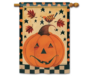 Country Pumpkin Standard House Flag