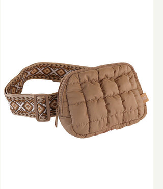 Simply Southern Puff Belt Bag Mocha