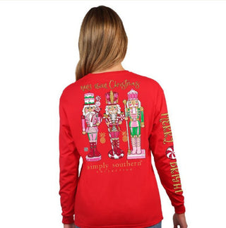 Simply Southern Long Sleeve Nutcracker Red