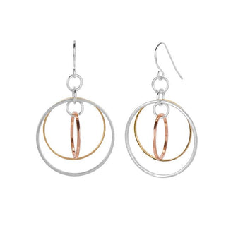 Whispers Mixed Metal Triple Hoop Wn003020